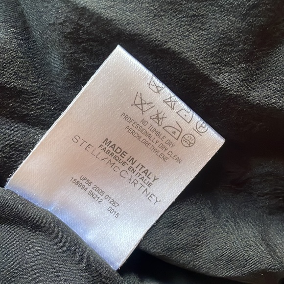 💕Stella McCartney Mini Dress with Chains Black / Silk - Picture 9 of 9